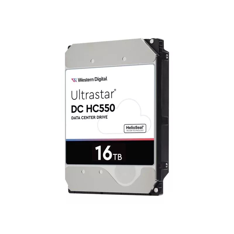 WD Ultrastar DC HC550 WUH721816AL5204 - Disco rígido - 16TB - interno - 3.5 (8,9 cm) - SAS 12Gb/s - 7200 rpm - Memória intermédia: 512MB (0F38357)