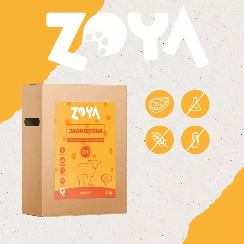 ZOYA ColdPRO ração seca para cães, cordeiro, 3 kg