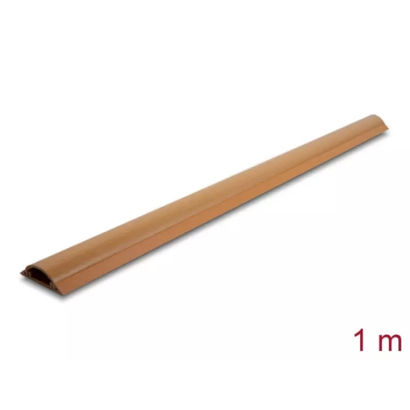 Calha para cabos DeLOCK 20731 autoadesiva 50 x 13 mm efeito madeira