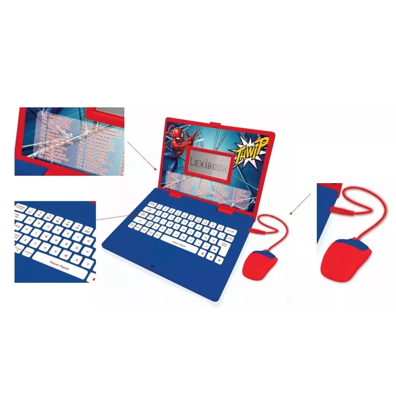 Tablet educativo Lexibook JC598SPi17 com funções de aprendizagem interativas para crianças
