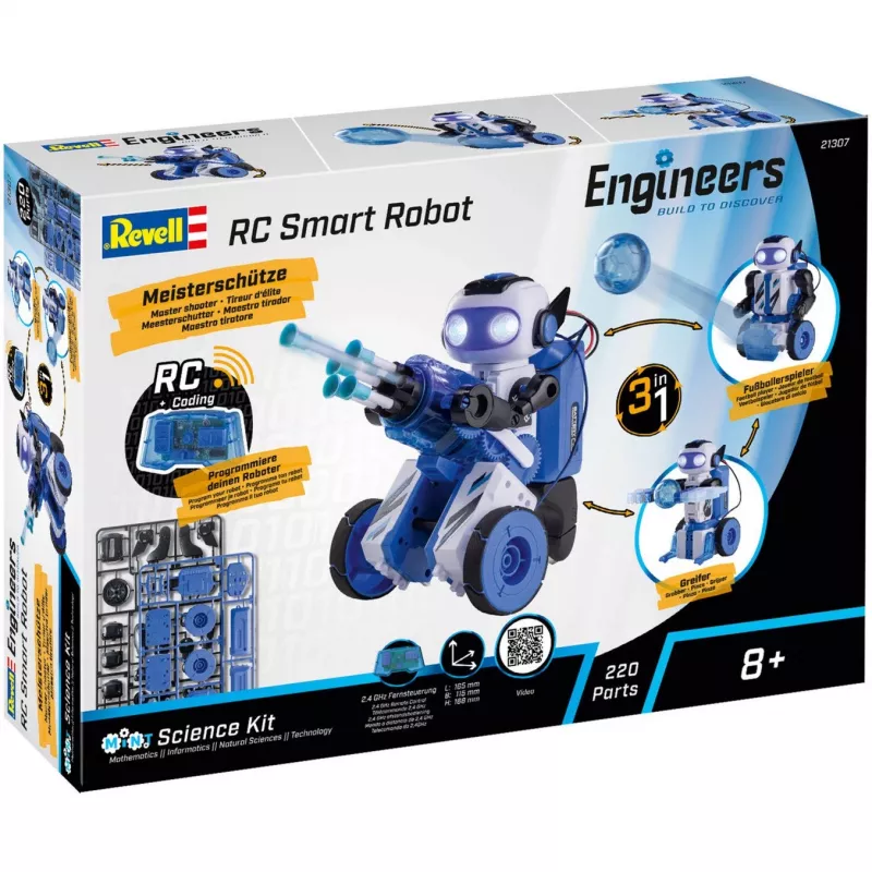 Robô inteligente RC Smart Robot 3-in-1 Revell (21307)