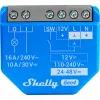 Interruptor inteligente Shelly 1 Gen4, sem fios, 240 V AC, Bluetooth 5.0/Wi‑Fi/ZigBee, caixa de plástico, 42×16×37 mm, pack de 2