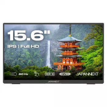 Monitor de computador JAPANNEXT JN-MD-I156FHDR-T 39,6 cm (15,6 polegadas) 1920 x 1080 píxeis Full HD LED ecrã tátil cinzento
