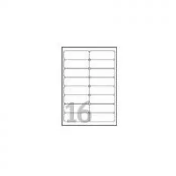 Avery - transparente - 99,1 x 33,9 mm 400 etiquetas (25 folhas x 16) Etiquetas de endereço