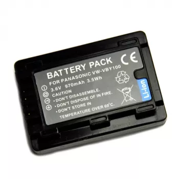 Bateria Extra Digital Panasonic VW-VBY100 3,6V 1860mAh para dispositivos portáteis