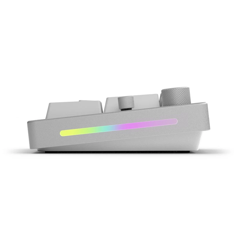 Glorious GMMK Wireless Numpad - Fox Switches, cinzento/branco (GLO-GMMK-NP-FOX-W)
