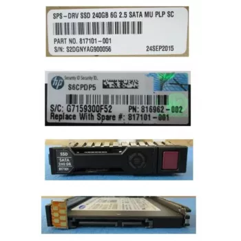 Unidade de armazenamento HPE 817101-001