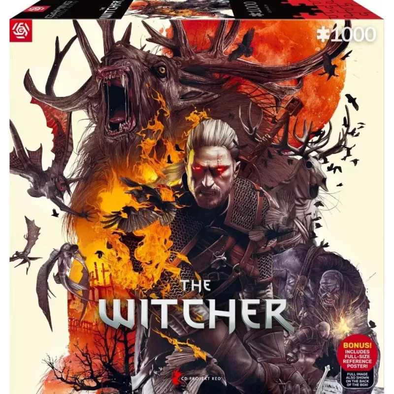 Puzzle Good Loot Gaming: The Witcher Monsters, 1000 peças