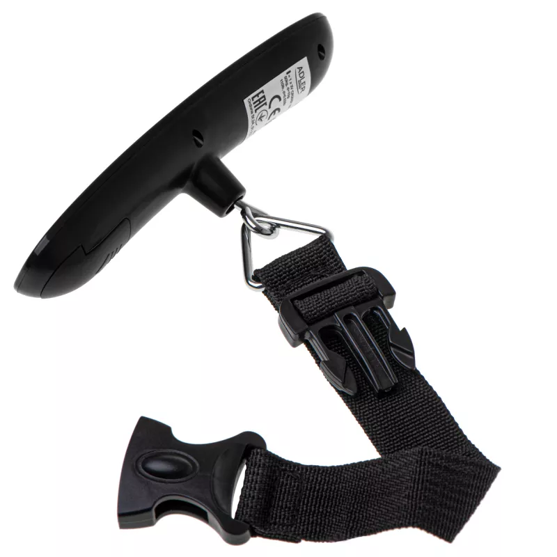 Balança de bagagem Adler AD 8190 desligar automático carga máxima 50 kg indicador de bateria fraca; indicador de sobrecarga; intervalo de medição: de 50 g a 50 kg