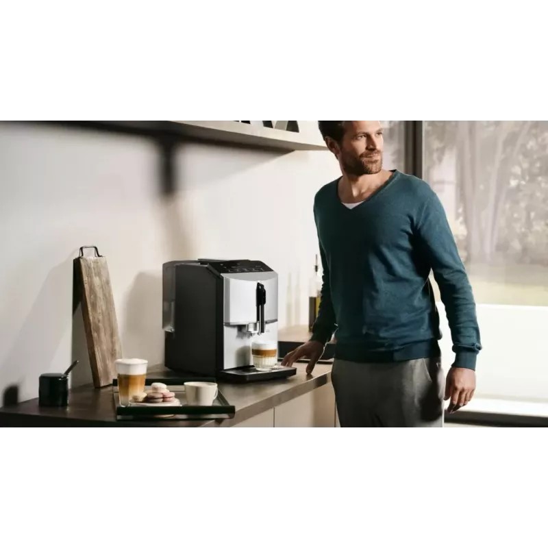 Máquina de café expresso Siemens TF303E01 EQ300 (prateado; 1300W)