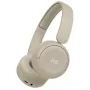 Headset JVC HA-S59W com fios e sem fios arco de cabeça música/dia a dia USB Type-C Bluetooth bege