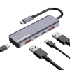 Canyon DS-18 - Hub USB-C - 5 portas - 1x USB-C 5V DC carregamento - 2x USB-C - 10 Gbit/s - 2x USB 3.2