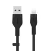 Belkin BOOST CHARGE Flex cabo USB-A para Lightning CAA008BT1MBK, 1 m, preto
