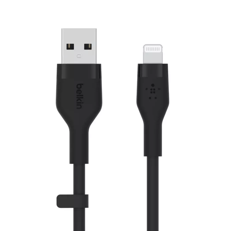 Belkin BOOST CHARGE Flex cabo USB-A para Lightning CAA008BT1MBK, 1 m, preto