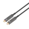 Cabo de vídeo híbrido USB-C TB AKTBXIACCOP500B 4K, 5 m de comprimento