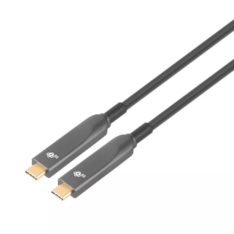Cabo de vídeo híbrido USB-C TB AKTBXIACCOP500B 4K, 5 m de comprimento