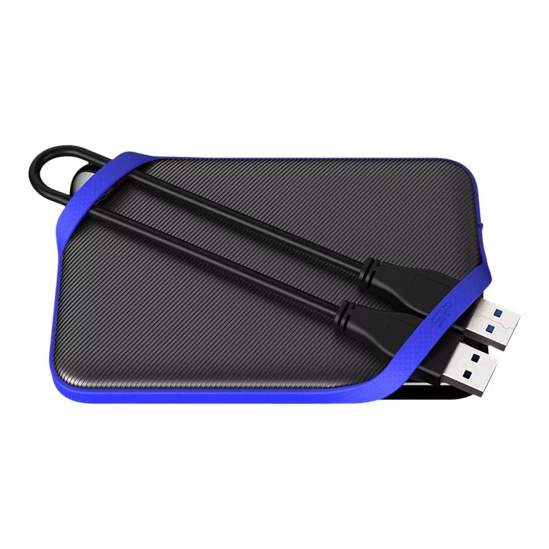 Disco rígido externo Silicon Power A62S 2TB, USB Type-A 3.2 Gen 1, Azul/Preto
