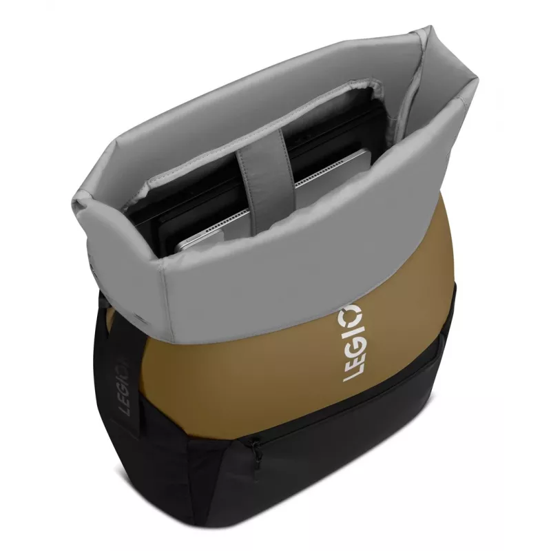 Mochila para portátil Lenovo GX41U39298 para portáteis de 40,6 cm (16 polegadas), nylon/poliéster, 25 L, preto/amarelo