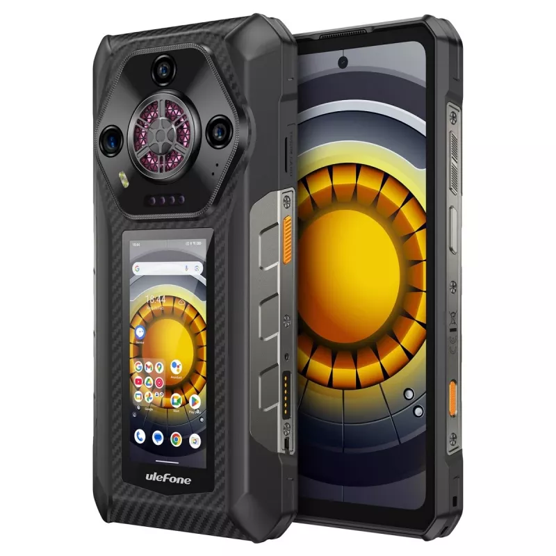 Ulefone Armor 30 Pro 5G UF-A30P smartphone, 6,95 polegadas, 16 GB RAM, 512 GB, IP69K, Android 14, 12800 mAh, preto