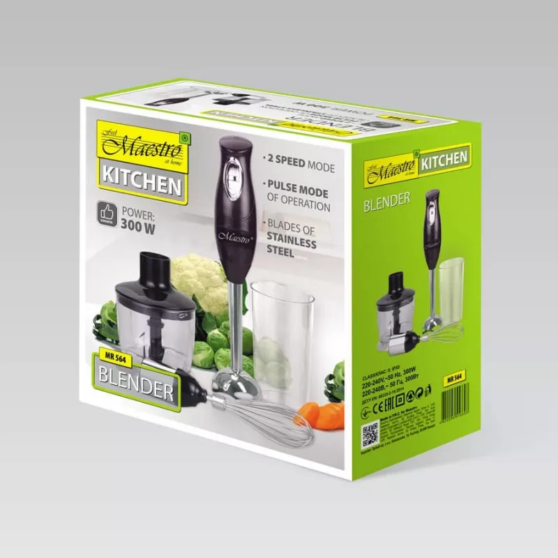 Batedeira 5 em 1 Feel-Maestro MR-564 0,6 L 300 W preta
