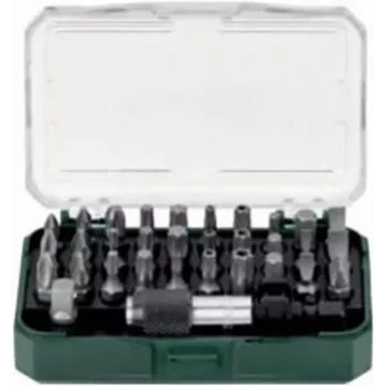 Conjunto de bits Metabo 626697000 — 32 peças, pontas mistas de aparafusar e brocas