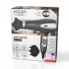 Secador de cabelo Adler AD 2248gc 2200W — iónico, 2 velocidades, 3 temperaturas, jato frio, difusor, concentrador, cabo de 1,8 m