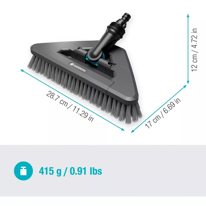 Gardena Cleansystem escova com cabo soft flex, 18812-20