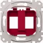 Merten MEG4566-0006 placa de parede/cobertura de interruptor vermelha (MEG4566-0006)