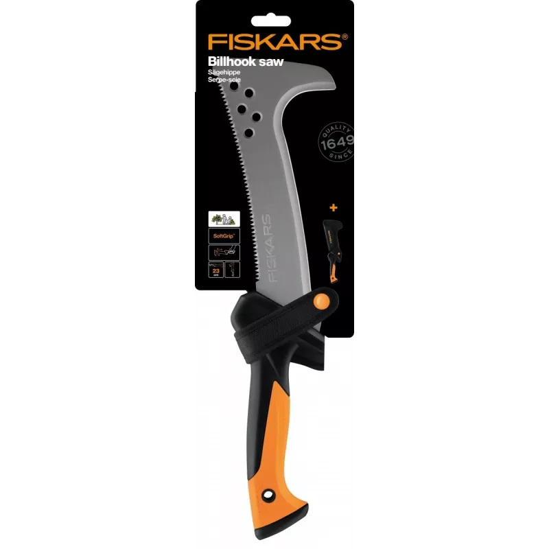 Serra manual Fiskars 1051233 serra de arco 23 cm preta, laranja, prateada