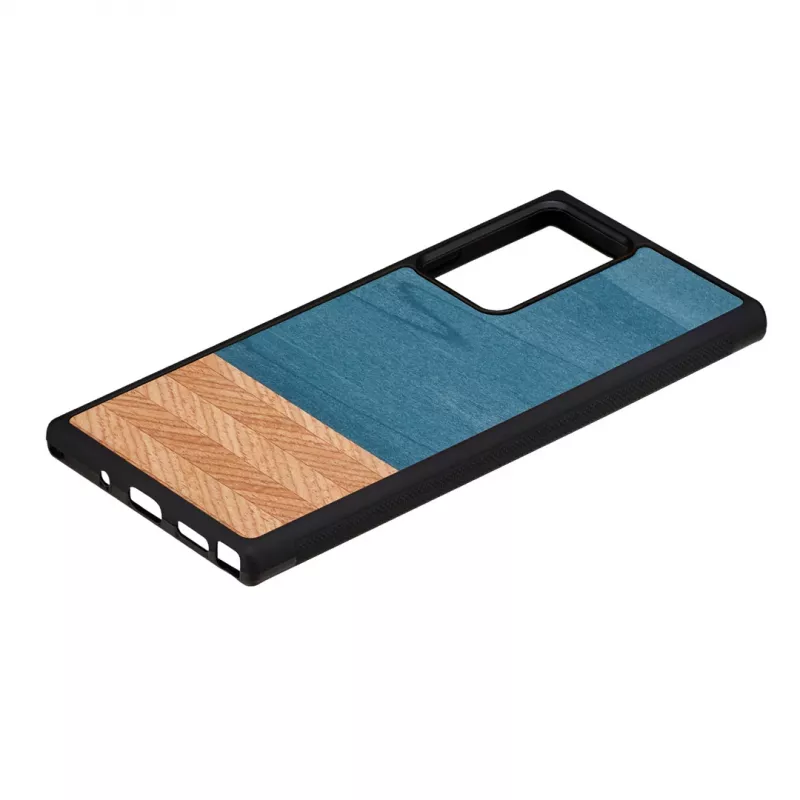 Capa para telemóvel Man and Wood Galaxy Note 20 Ultra Denim preta