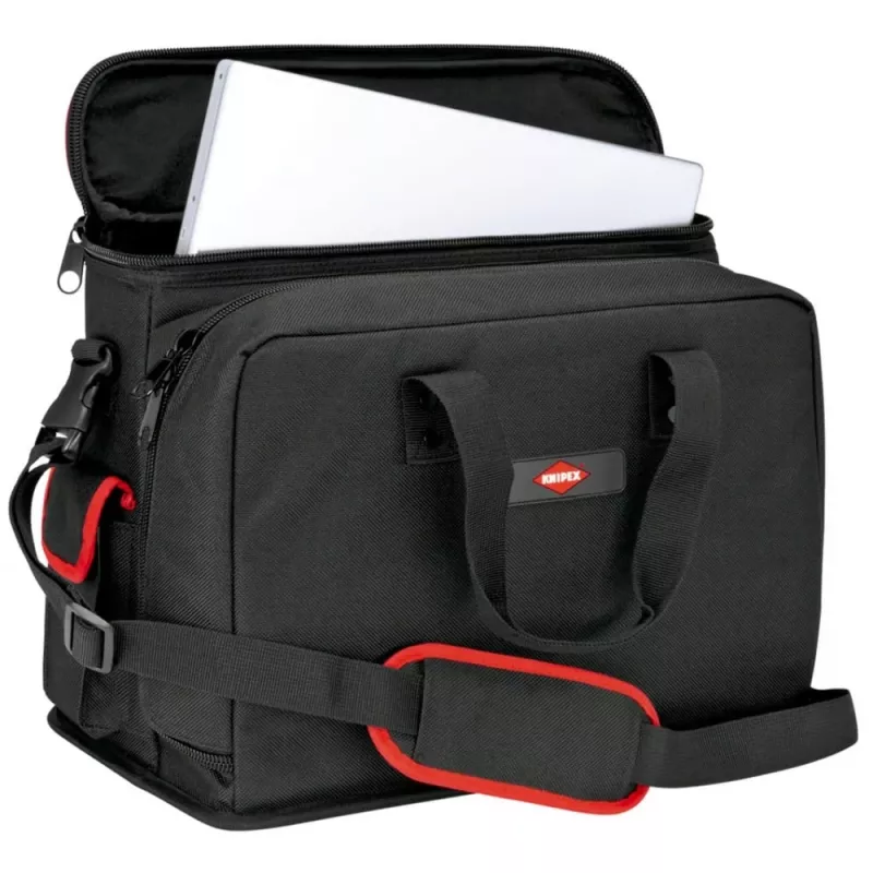 Mala de armazenamento de ferramentas Knipex 00 21 10 LE preta, vermelha poliéster
