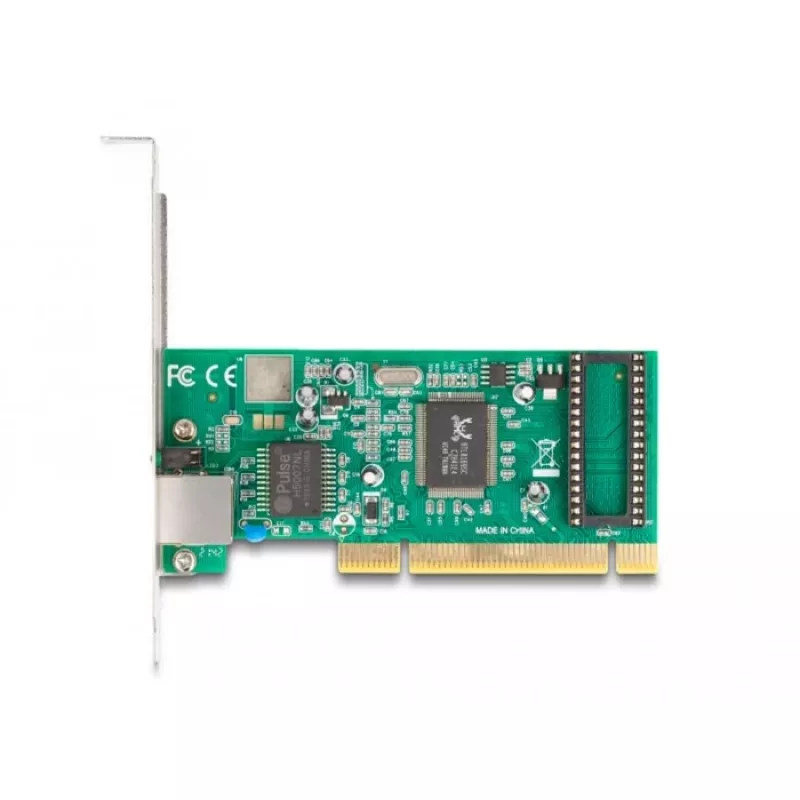 Placa PCI DeLOCK para 1 x RJ45 Gigabit LAN RTL Full-Height Low-Profile