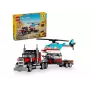 LEGO Creator 3-in-1 31146 Camião de Plataforma com Helicóptero