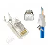 Ficha RJ45 GEMBIRD CAT7 8P8C banhada a ouro 15µ FTP/SFTP, pack de 100