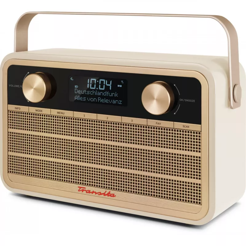 Emissor de rádio TECHNISAT Transita 120 bege (modelo 0001/3992)