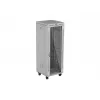 Armário rack de chão LANBERG 19 polegadas 32U 600×600 mm cinzento com portas perfuradas e LCD (embalagem plana)