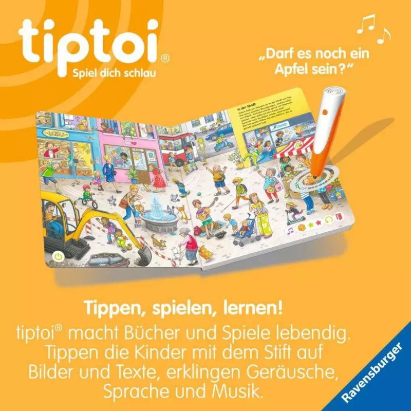 tiptoi Mein Wimmelbuch, livro educativo