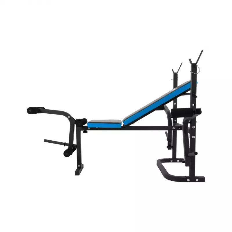 Banco de treino multifuncional ajustável Rebel RBA-2007 — encosto e assento ajustáveis, dobrável, 1610×1300×1005 mm, 18,6 kg