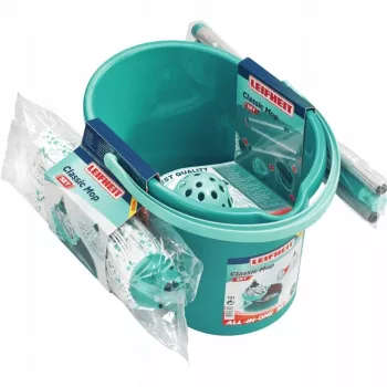 Conjunto de limpeza de pavimentos Leifheit Classic Mop (modelo) esfregona com recarga substituível