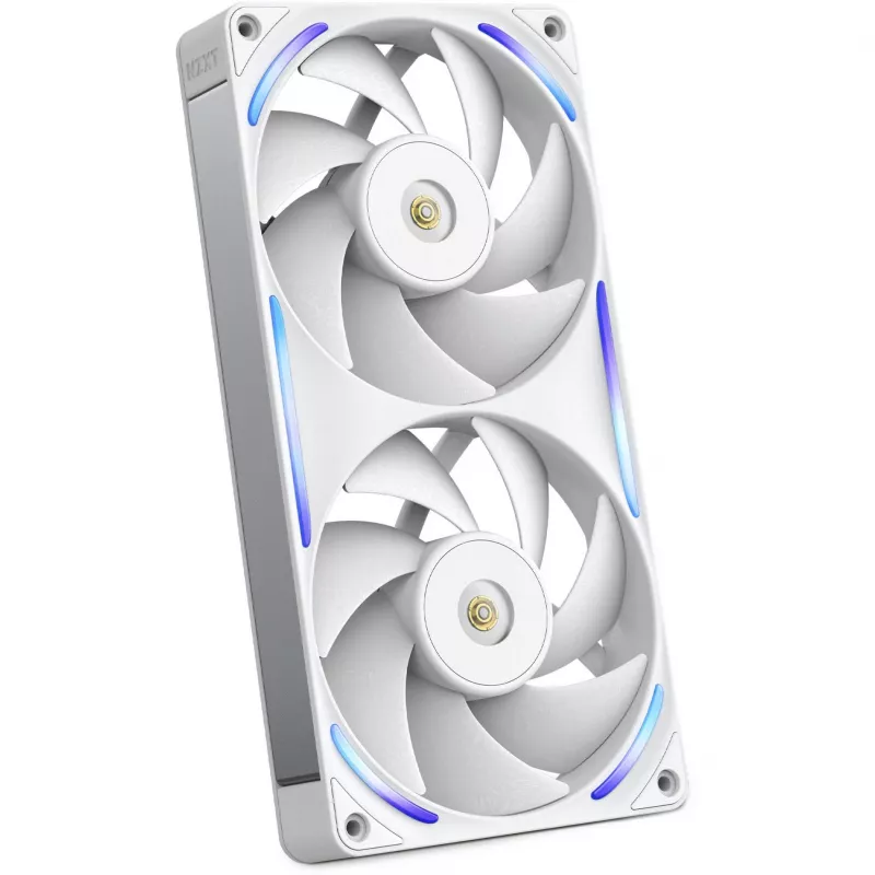 Ventoinha para caixa de computador NZXT F240X 120 mm branca, 1 unid., 240 × 120 × 30 mm