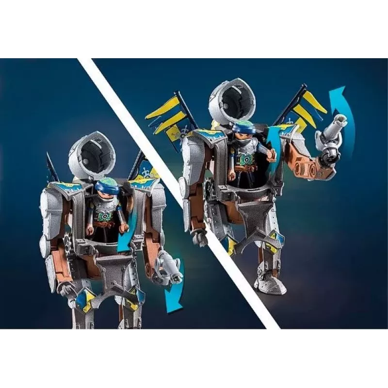 Conjunto de figuras Novelmore 71300 robô de combate