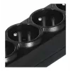 EVER Classic T/LZ09-CLA030/0000 protetor contra sobretensões, 5 tomadas, 3 m, 250 V, proteção para crianças, LED, preto