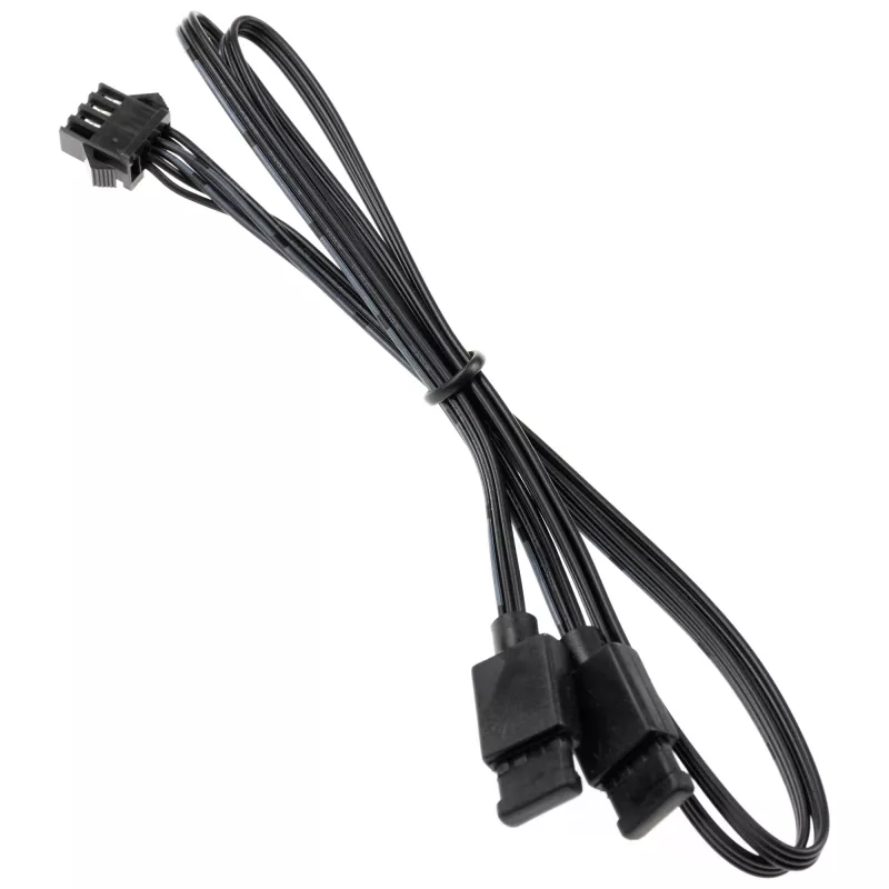 Adaptador de cabo Kolink ventoinha 4 pinos para 3 pinos 5V ARGB, 0,4 m
