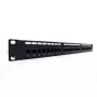 DIGITUS Professional DN-91624U - Patch panel - RJ-45 X 24 - preto, RAL 9005 - 1U (19 polegadas)