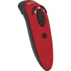 Durascan D740 leitor de códigos de barras universal V20 vermelho e base de carregamento