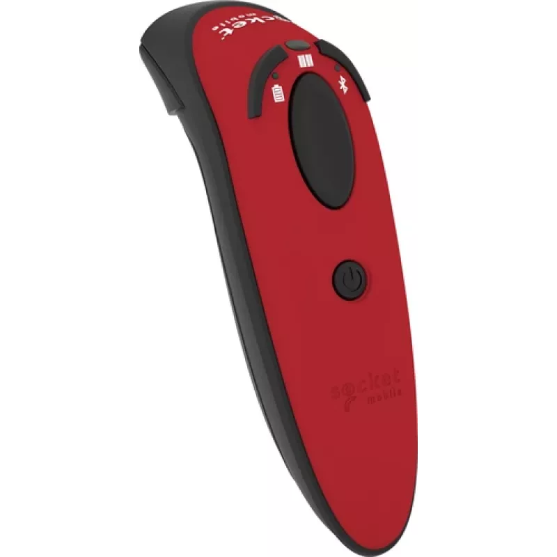 Durascan D740 leitor de códigos de barras universal V20 vermelho e base de carregamento