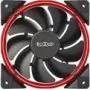 Ventoinha para caixa PCCOOLER CORONA-RED 120mm, 1000–1800 rpm, LED vermelho
