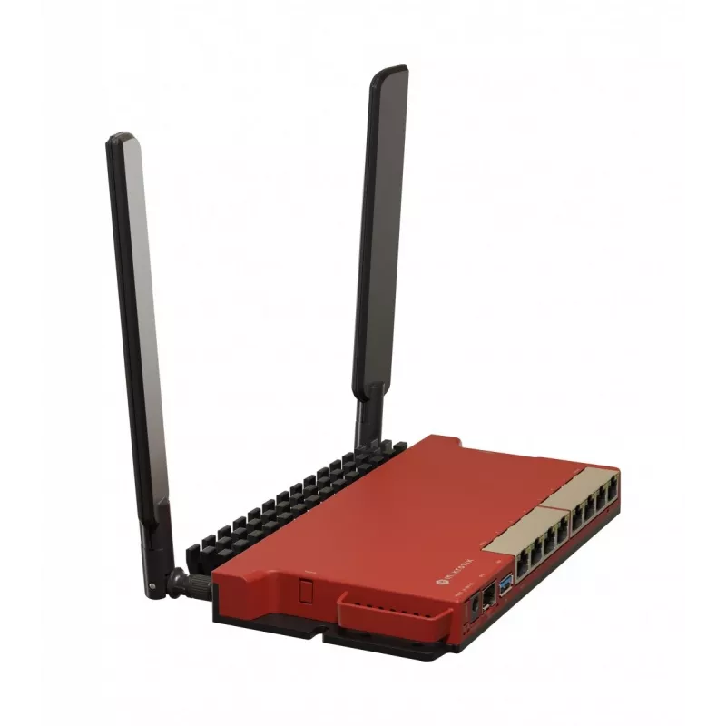 Router wireless Mikrotik L009UiGS-2HaxD-IN Gigabit Ethernet single-band (2,4 GHz) vermelho