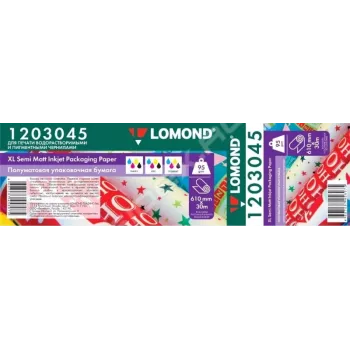 Papel fotográfico Lomond XL semimate 95 g/m² 610 mm × 30 m rolo
