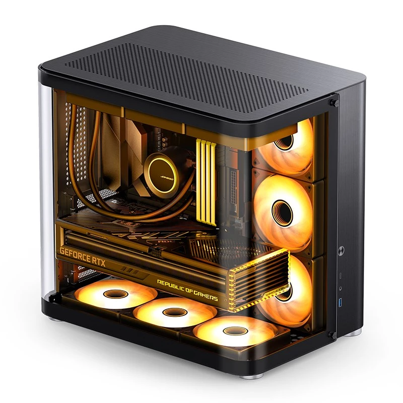 Caixa para PC Jonsbo TK-2 2.0 Midi Tower preto